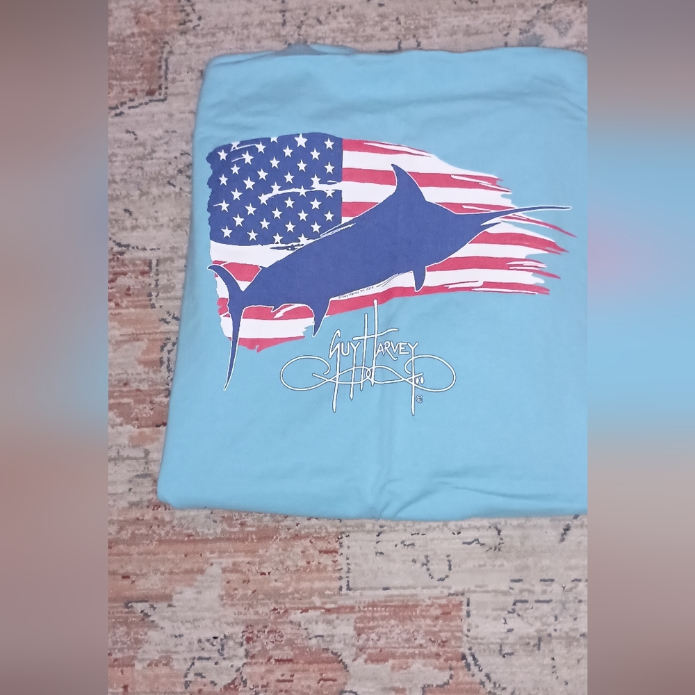 Guy Harvey By AFTCO Men's Fishing T-shirts X-Large - Picture 10 of 10